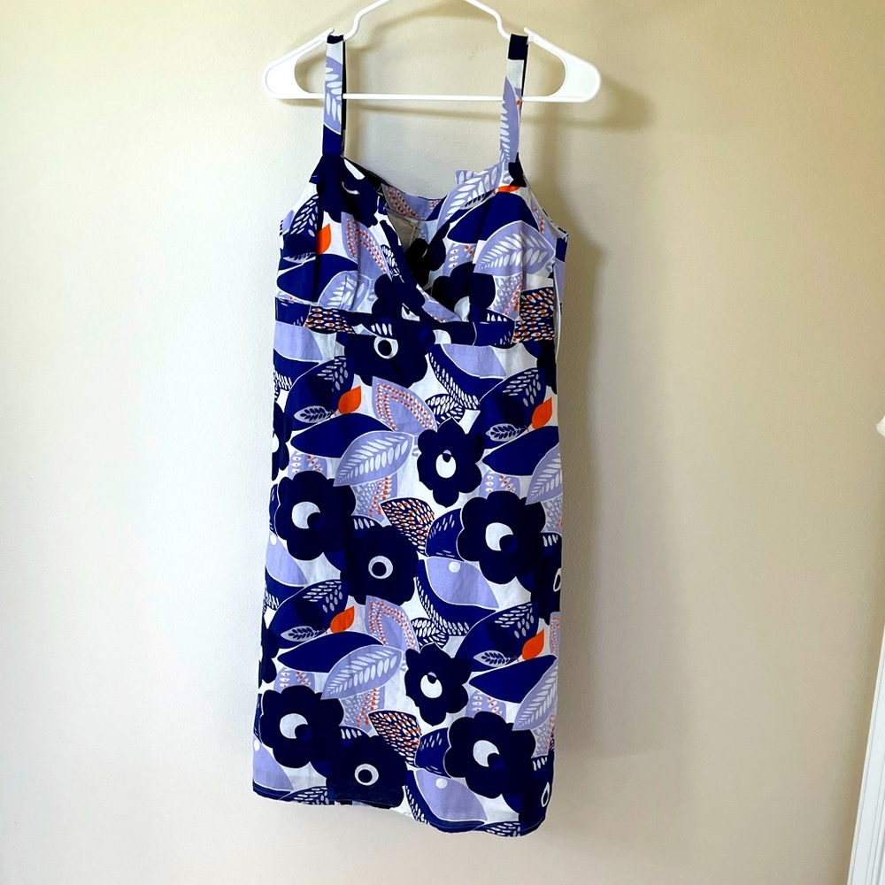Boden sleeveless linen/cotton dress.
